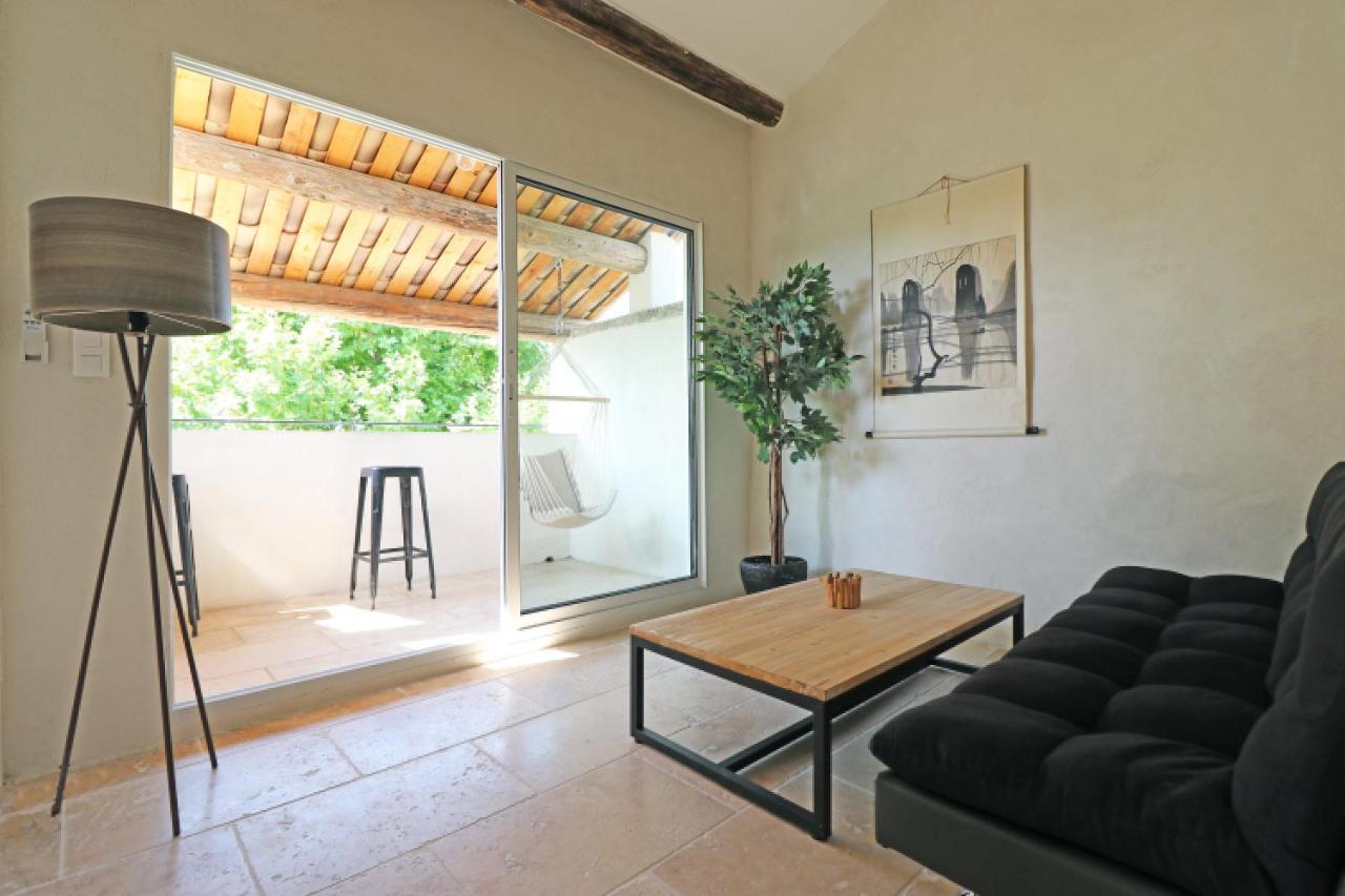 Appartement De Charme Sud Luberon Classe 4 Etoiles Puyvert Exteriör bild